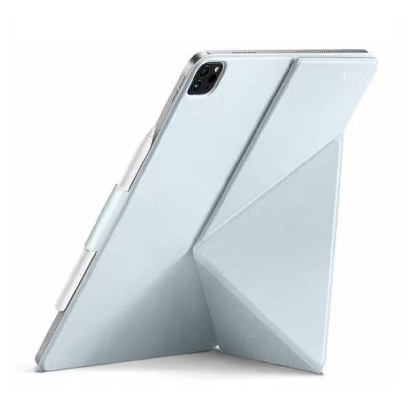 PITAKA FOL2305 iPad Air（M3/M2/第5/4世代）/iPad Pro 11インチ(第4/3/2/1世代)用 マグネット吸着式 レザーケース（ブルー） FOL2305