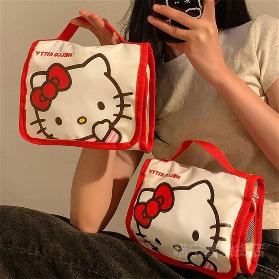 【10点セット】韓国 サンリオ メイクポーチ 化粧ポーチ マルチポーチブランド 大容量 持ち運び かわいい