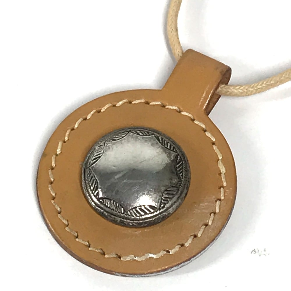 ネックレス トゥアレグ アクセサリー レザー チョーカー ペンダント レザー ベージュ