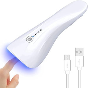 60PCS LEDネイルランプ ハンドヘルド ミニサイズ レジン用 ネイルドライヤー 携帯に便利