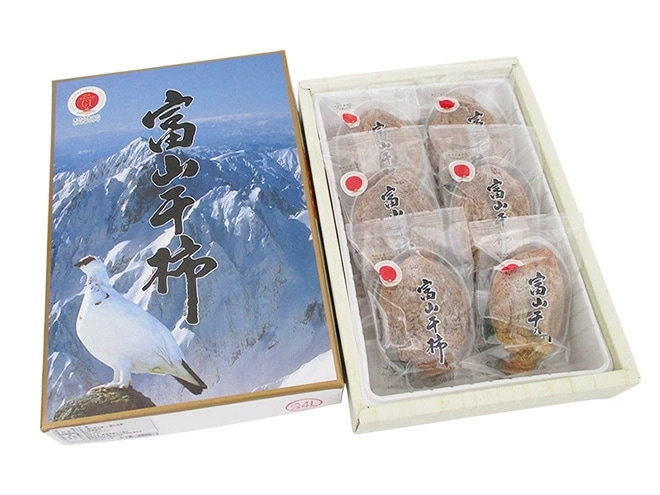 富山産 =富山干柿= 4Lサイズ 特大粒 6個入 化粧箱 予約 12月中旬
