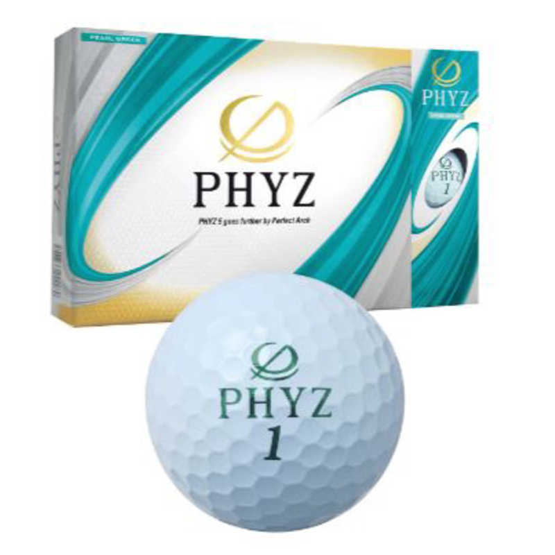 ブリヂストン　ゴルフボール PHYZ 2019年モデル BRIDGESTONE GOLF [12球(1ダース) /ディスタンス系] パールグリーン 【返品交換不可】　P9BX