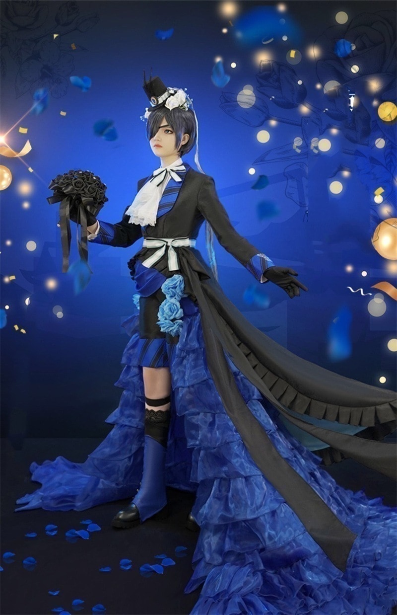 コスプレ衣子大人黒執事シエルファントムハイヴ衣cosplay