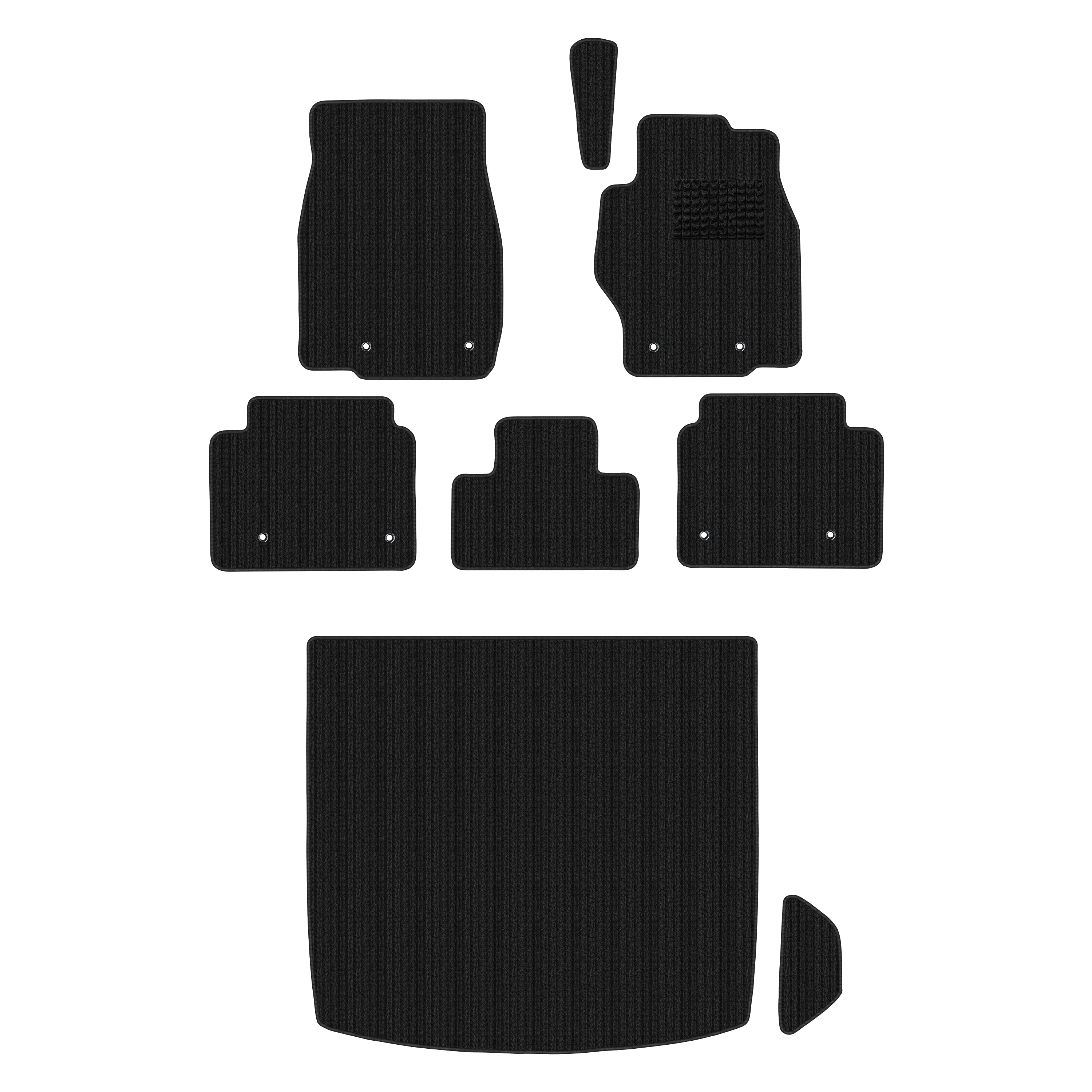 [優れた品質で安売りに挑戦]クライスラー 新型 ジープ グランドチェロキー WL20 フロアマット + トランクマット (ラゲッジマット) [3色から選択]