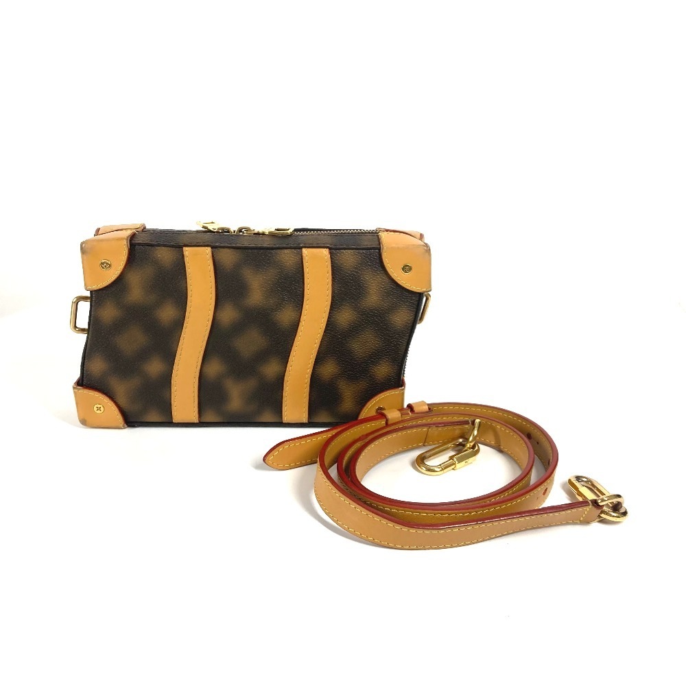 ショルダーバッグ M81580 ソフトトランク ディス イズ ノット モノグラム 2WAYバッグ カバン ポーチ クラッチバッグ PVC/レザー ブラウン 101,750円