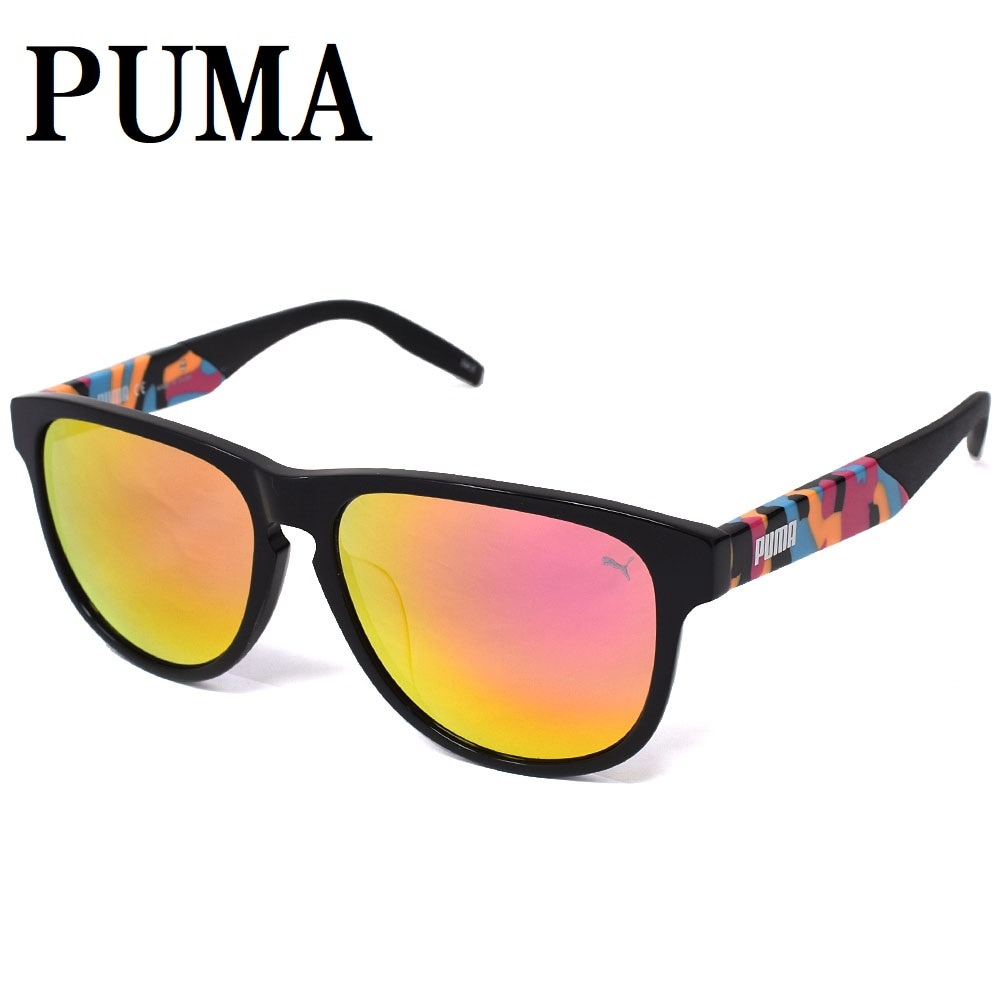 サングラス PU0229SA 003 57 アジアンフィット メガネ 眼鏡 UVカット 紫外線カット メンズ レディース ピンク ミラー ブラック