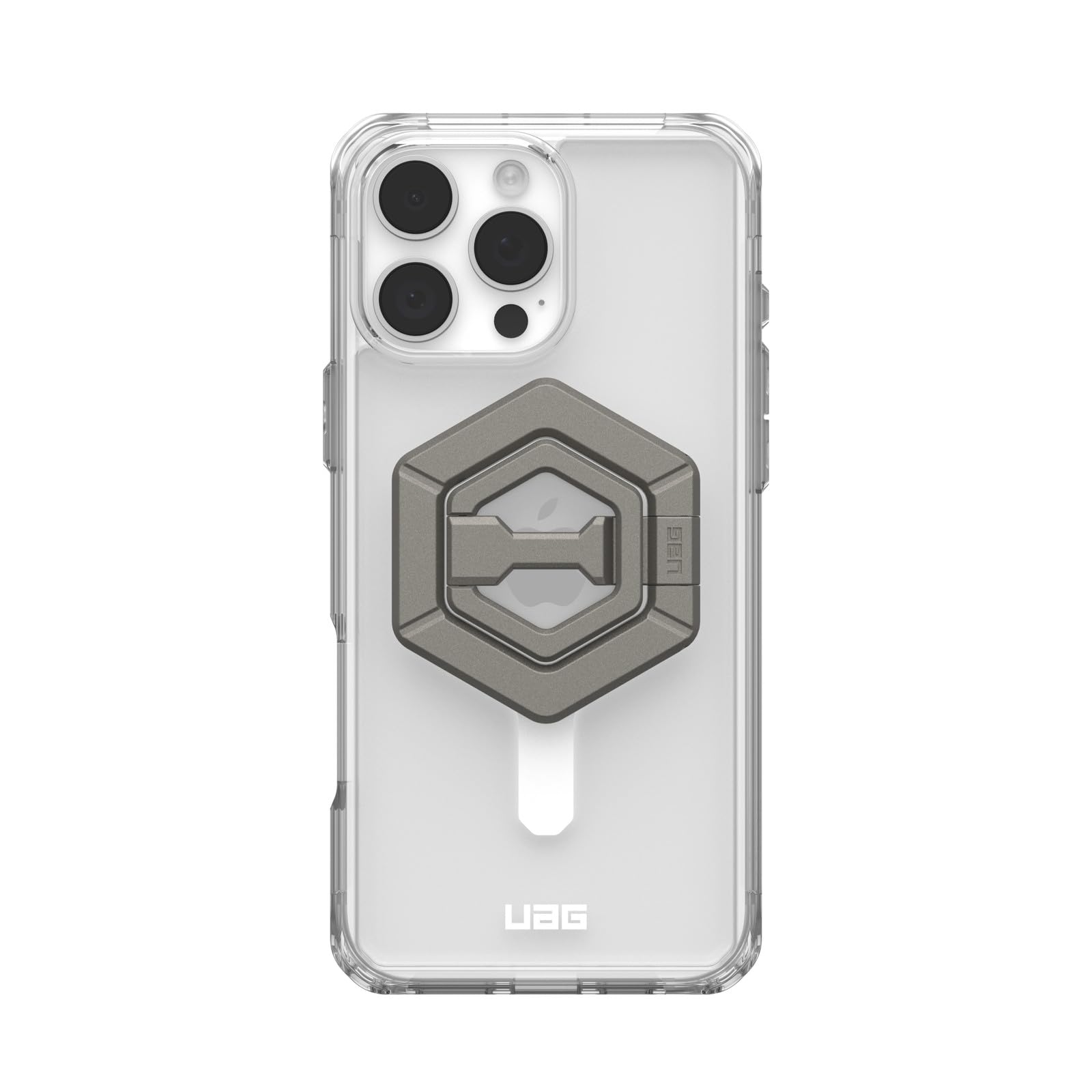URBAN ARMOR GEAR iPhone 16 Pro Max 2024対応耐衝撃ケース MAGSAFE対応 PLYO スタンド付属 アイス/ホワイト 【日本正規代理店品】 UAG-IPH24L