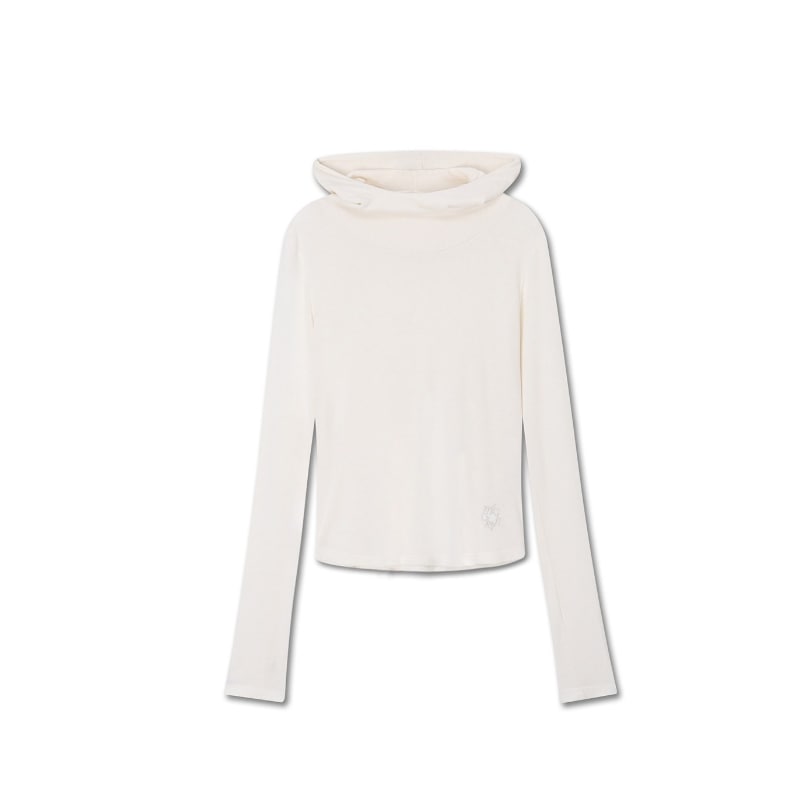 WOOL BLEND BALACLAVA TOP 8,200円