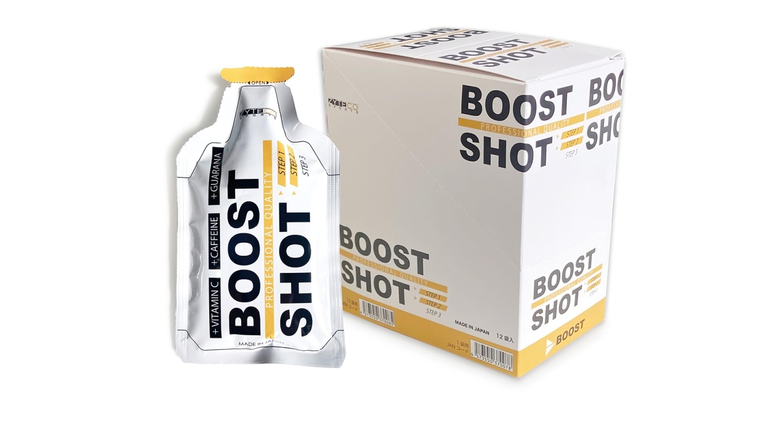 BOOST SHOT(ブースト ショット) スポーツドリンク 清涼飲料水 ゼリー飲料 ブーストショット 40ｇｘ12袋