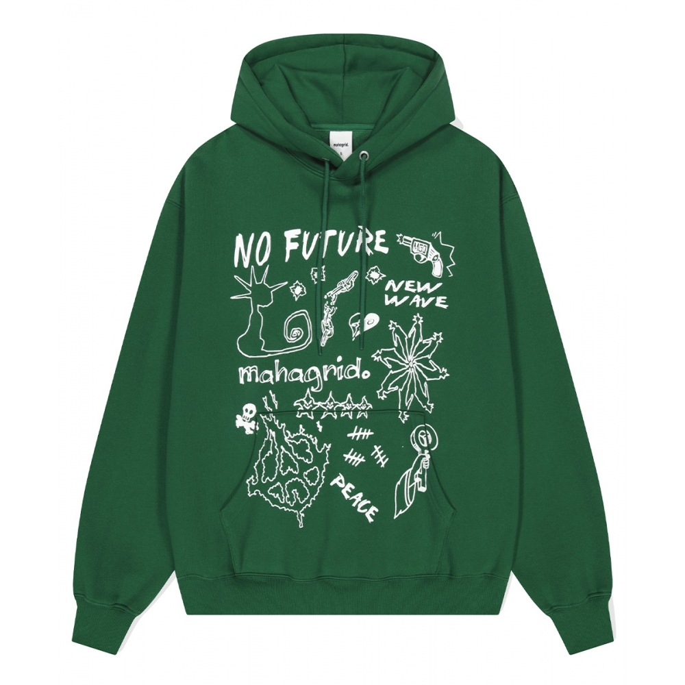 マハグリッドノーフューチャーパーカーグリーン (MG2DFMM416A)