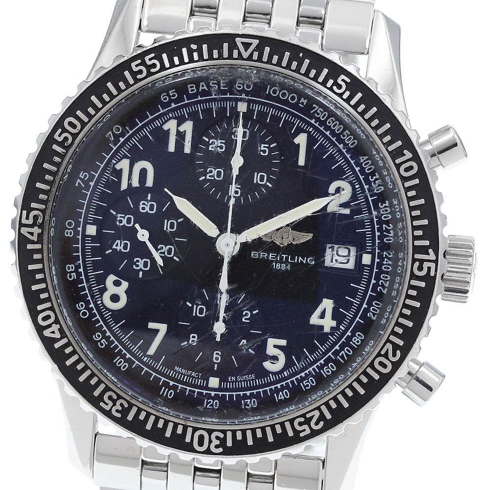 ブライトリング BREITLING A13024 アヴィアスター デイト クロノグラフ 自動巻き メンズ _915153【中古】