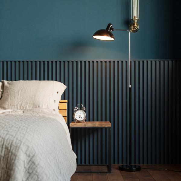 照明 フロアライト スタンドライト 照明器具 黒 ルームライト おしゃれ クリスチャン・デル カイザーイデルフロアランプ リプロダクトb