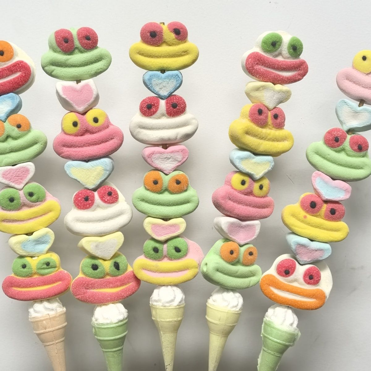 漫画の綿紐アイスクリームキャンディーロリポップ学校のおやつ お菓子 大人 子供 誕生日プレゼント