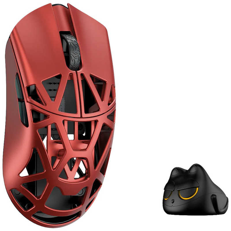 ゲーミングマウス Beast X Mini Pro ［光学式 / 有線/無線(ワイヤレス) / 5ボタン / USB］ Red(Solid sides)　WL-BXMINIPRO-REDONH