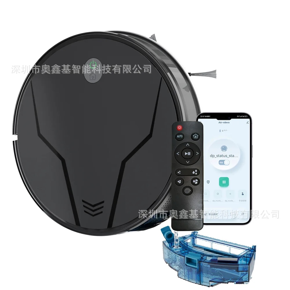 インテリジェント家庭用ジャイロスコープ多機能スイーパーロボット,電気制御,水タンク,自動充電式床洗浄装置 - AliExpress 6