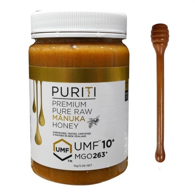 [ピュリティ]ニュージーランド マヌカハニー 1kg UMF10コストコ+ 蜂蜜ディッパー1P 10,024円