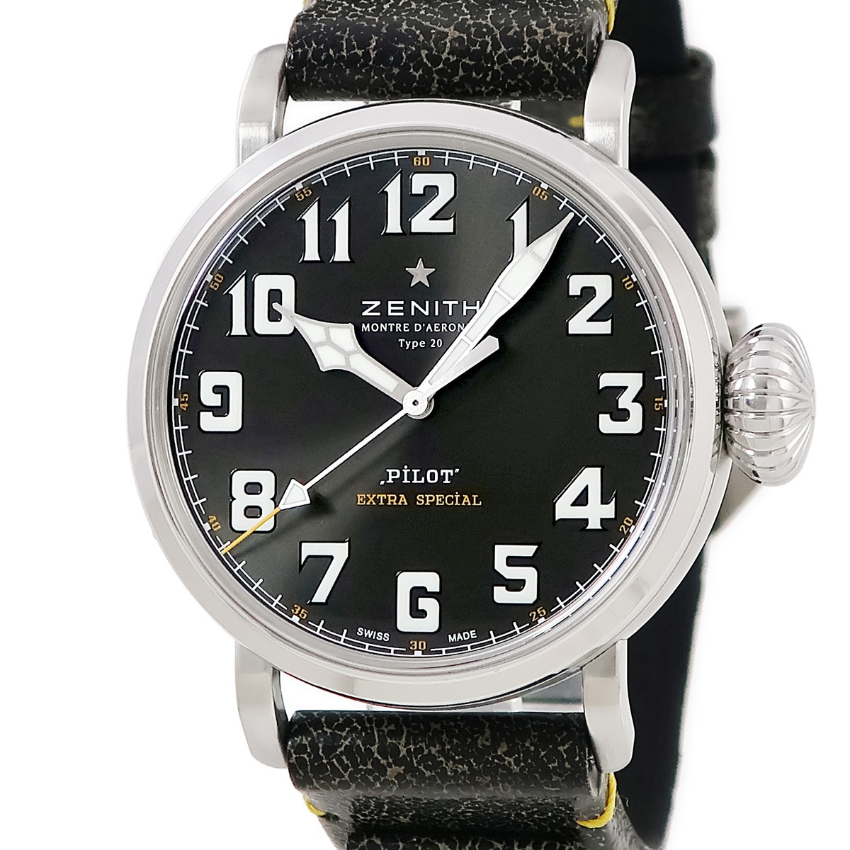 パイロット タイプ20 レスキュー 03.2434.679/20.I010 自動巻き メンズ グレー アラビア 3針 スーパールミノバ 3年保証