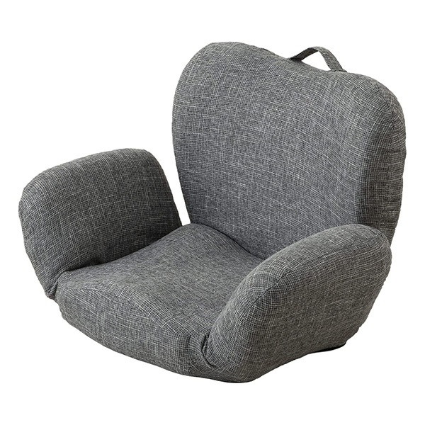 DZSR-GY 姿勢がラクラク座椅子 グレー