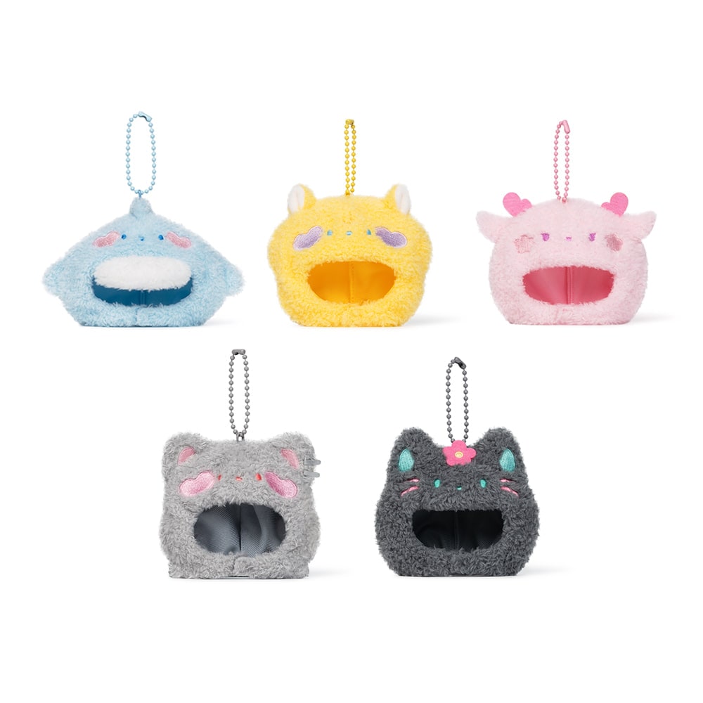 【公式】 PLAVE MMMM ぬいぐるみアクセサリー フードハット イルカ アルパカ シカ オオカミ ネコ 5種セット