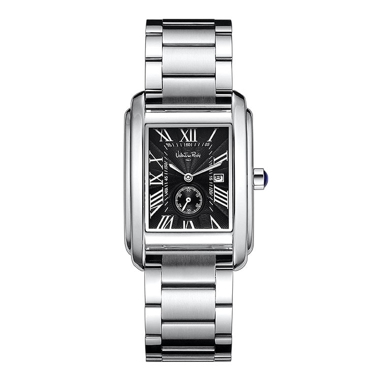 VR2560B-BKWT mens metal watch