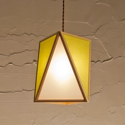 和風照明 和室 ペンダントライト 彩 -sai- 白×萌葱 AP837-F 新洋電気 手作り おしゃれ 天井照明 強化和紙（ワーロン）