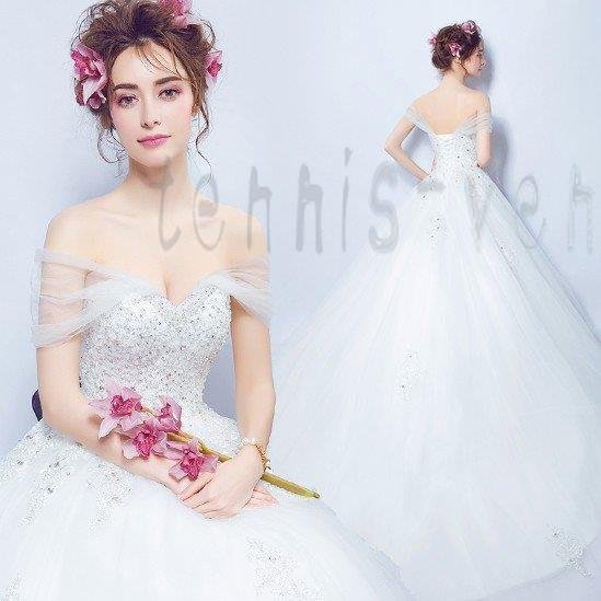 ウエディングドレス 安い 二次会 ウェディングドレス 結婚式 プリンセスライン エンパイア 花嫁 プ