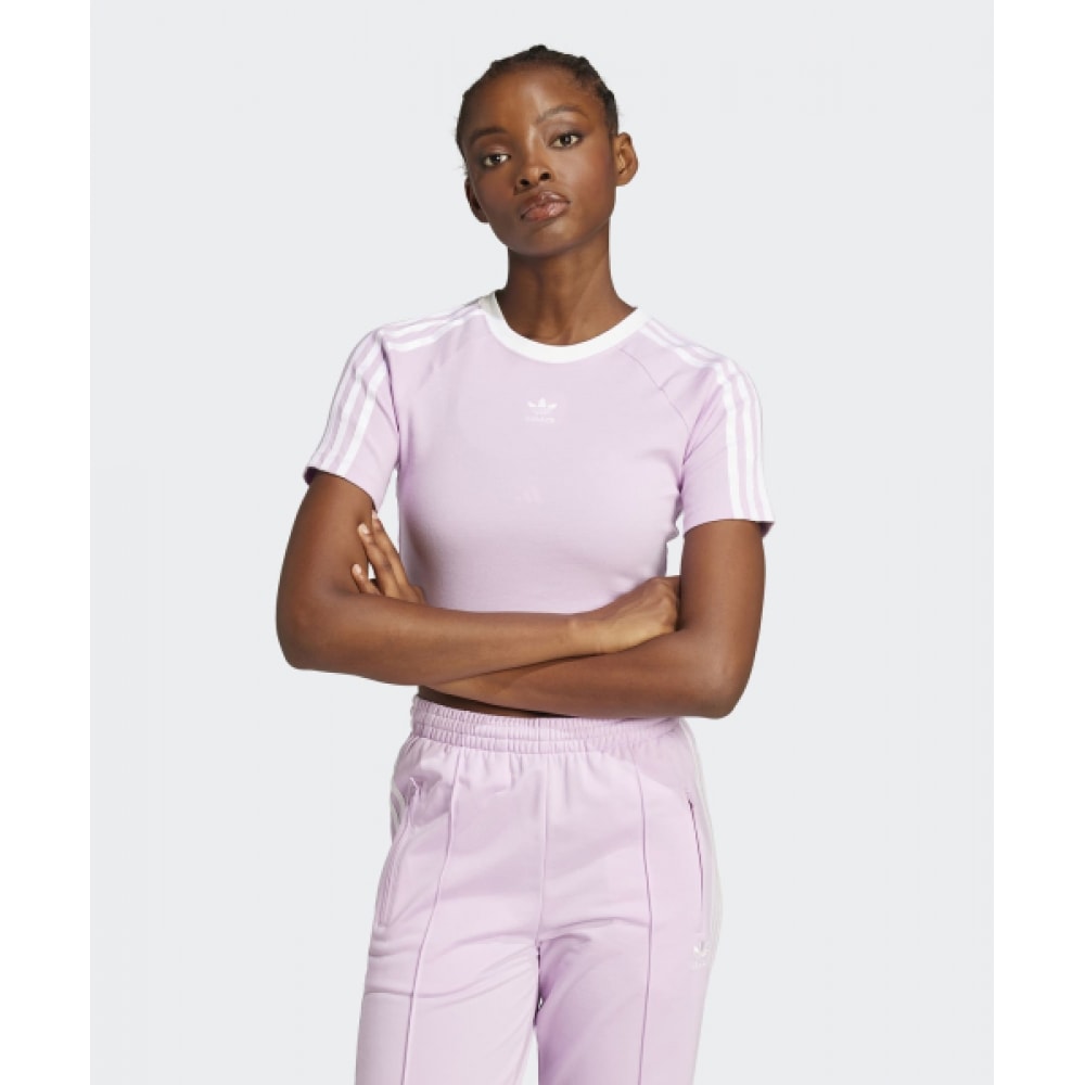 ADIDAS 3S ベビー Tシャツ - ピンク / JC6365