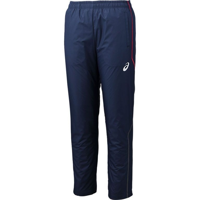 アシックス asics パンツ 裏トリコットブレーカーパンツ ステッチ リサイクル素材 メンズ 2031E060-401