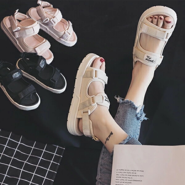 []スポーツサンダル スポサン レディース ぺたんサンダル 超軽量 サンダル 歩きやすい 疲れない 通気性 快適な履き心地 美脚 カジュアル かわいい おしゃれ インスタ大人気 通勤通学 リゾート 旅