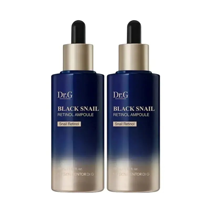 [1+1]ブラック スネイル レチノール アンプル 50ml, 2個