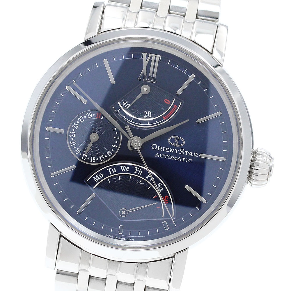 オリエント ORIENT DE02-C0/WZ0091DE オリエントスター レトログラード 自動巻き メンズ 良品 箱・保証書付き_896658【中古】