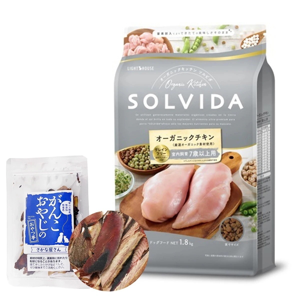 ドッグフード グレインフリー チキン 室内飼育7歳以上用 1.8kg【お試し国産お魚厚削り15g付き】