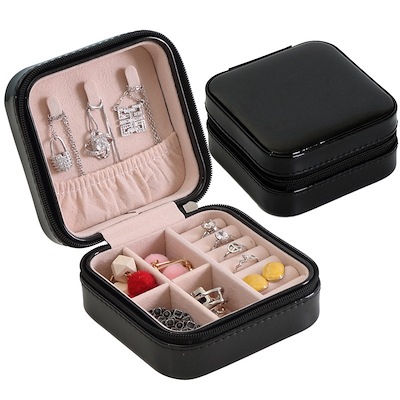越境貨源欧式簡約宝飾収納盒ピアスリング多色小飾盒A1917