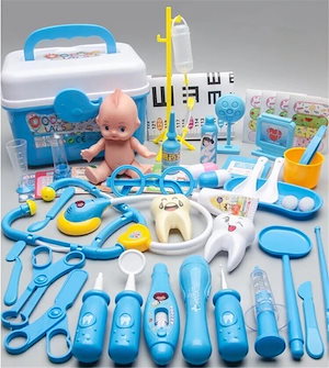 子供 リトルドクター おもちゃ セット 女の子 ツール 医療ボックス 赤ちゃん シミュレーション