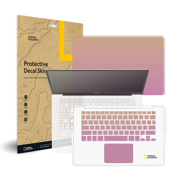 LG gram1414ZD90N ナショナルジオグラフィック 外部保護フィルム デカールスキン