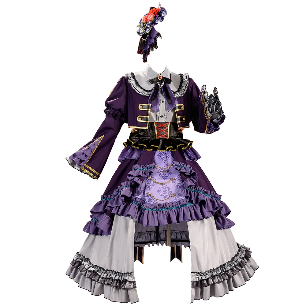 今井リサ　 コスプレ衣装　BanG Dream! 6th anniversary　Roselia　コスプレ