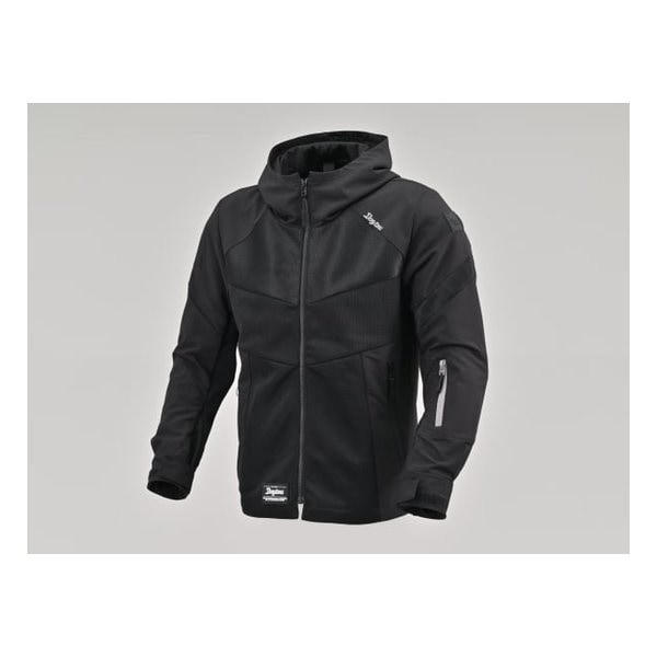 ハーフメッシュパーカー DJ-010 ソフトプロテクター付属 ブラック L DJ-010/ブラック/L