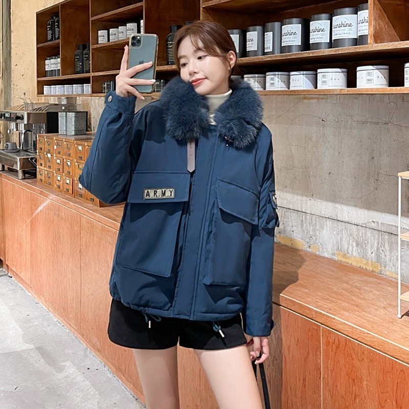 ダウンジャケット 女 冬服 2021 新型 学生 短いタイプ 綿入れ ins 綿入れ 外套 5,200円