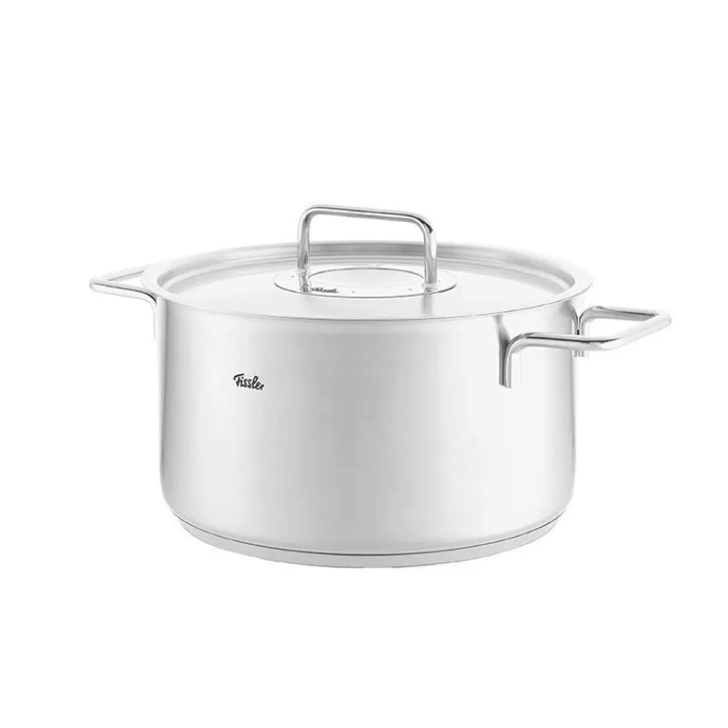 Fissler フィスラー Pure Collection シチューポット 24cm ステンレス製 IH対応 高耐久鍋