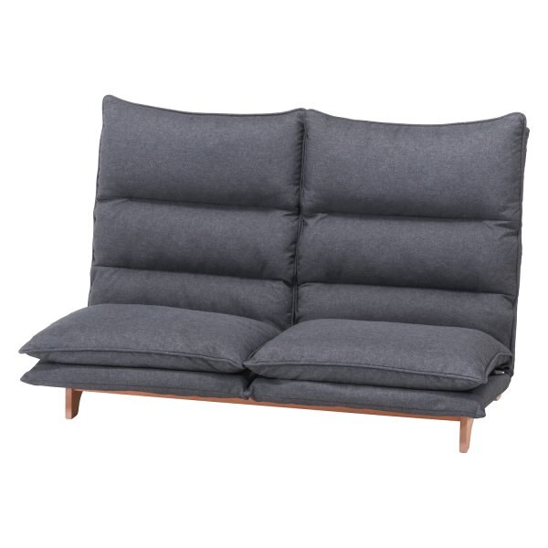 [C/D:19207] ダブルクッション座椅子 フィット２ ２Ｐ ＤＧＹ