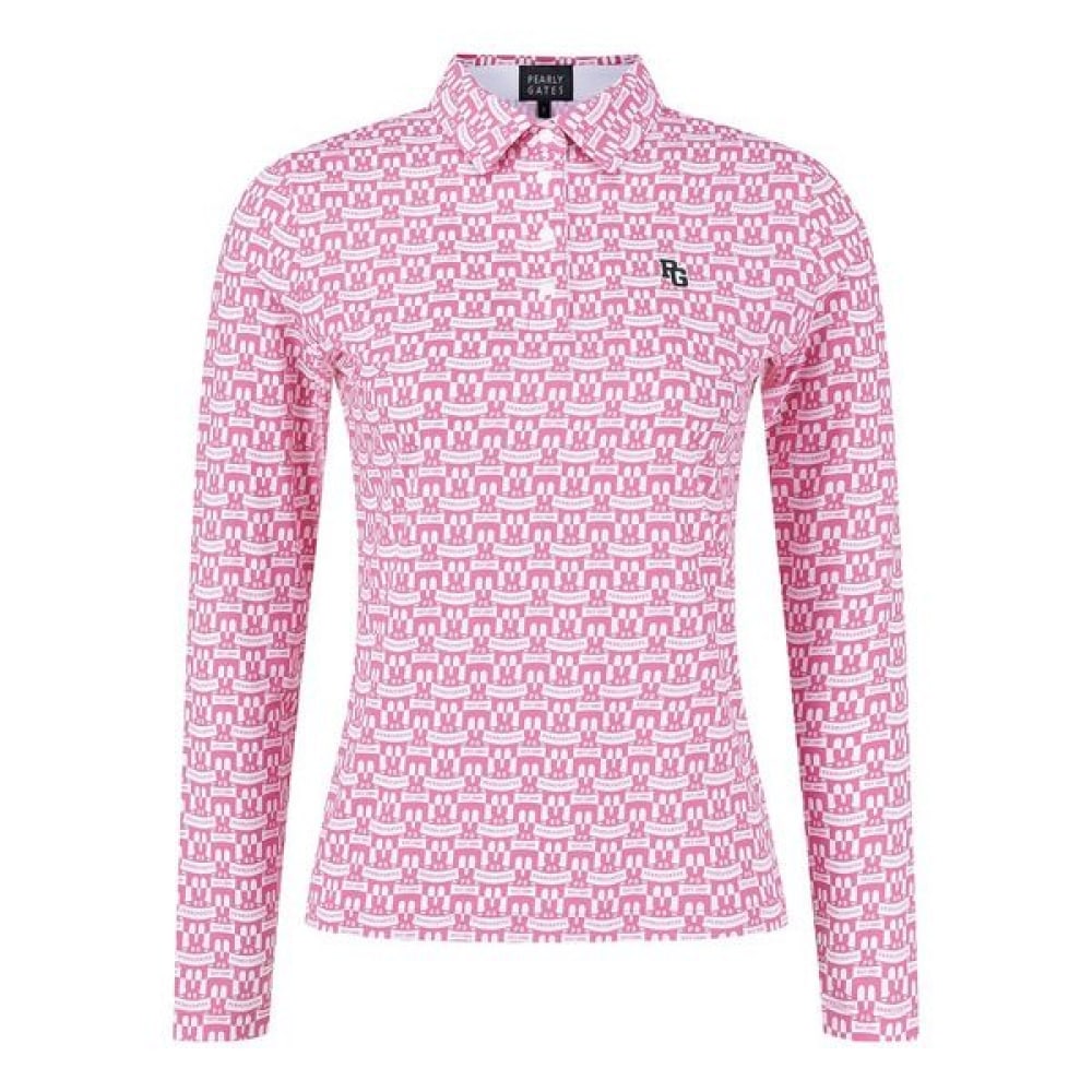 [パリゲイツ] レディースロゴ柄かっこいい長袖Tシャツ