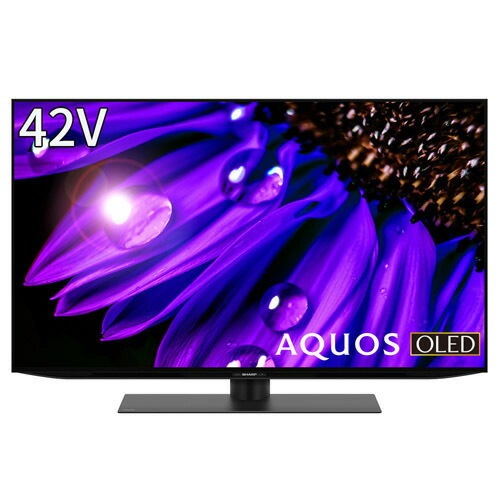 SHARP 4Kチューナー内蔵 有機ELテレビ 42V型 4T-C42EQ2 (宅配サイズ商品 / 設置リサイクル希望の場合は別途料金および配達日時間指定不可)4TC42EQ2