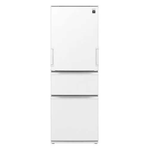 シャープ 冷蔵庫 374L 左右付替 3ドア 幅60cm 循環プラズマクラスター シャキット野菜室 冷凍室3段ケース SJ-PW37P-W ホワイト系