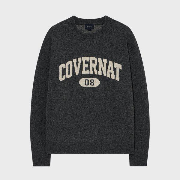 センターアーチロゴニットグレーCO2503KT02CH