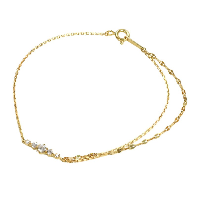 リボン済＆紙袋 ブレスレット レディースプレゼント ジュエリー アクセサリー シルバー