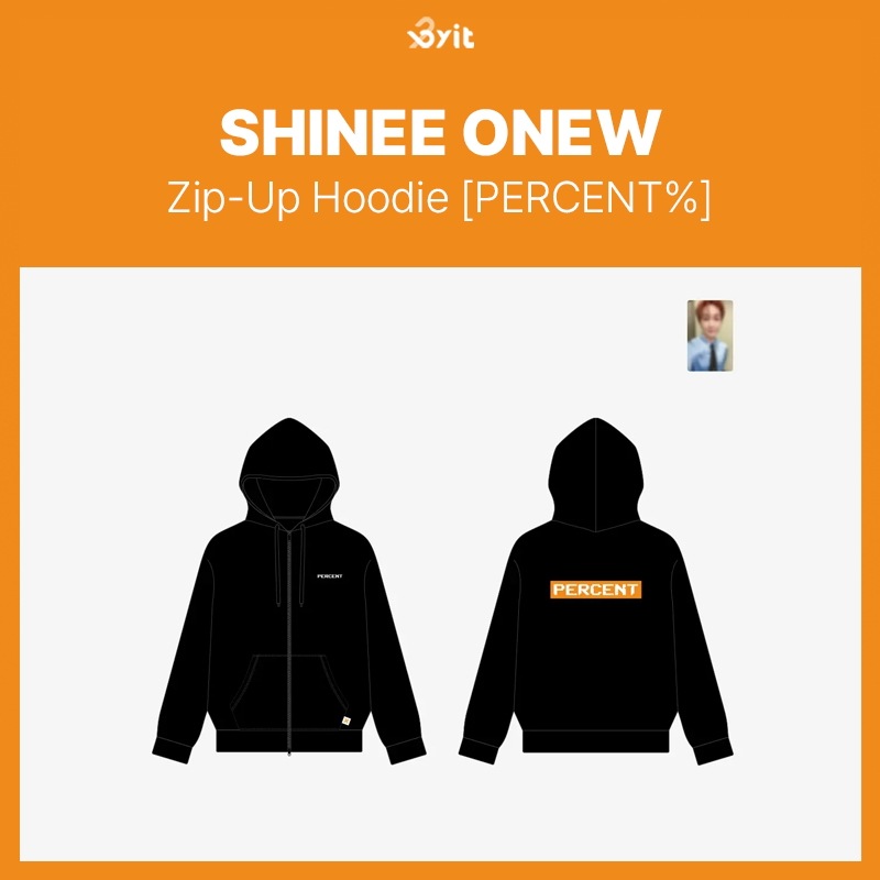 【公式】 Shinee ONEW - Zip-Up Hoodie [PERCENT%] 公式 グッズ 正規品