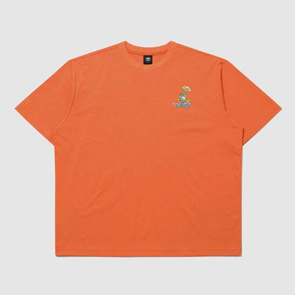 ダイヤモンドエスケープバカンスフレッシュ半袖Tシャツ UR223CRS58 オレンジ