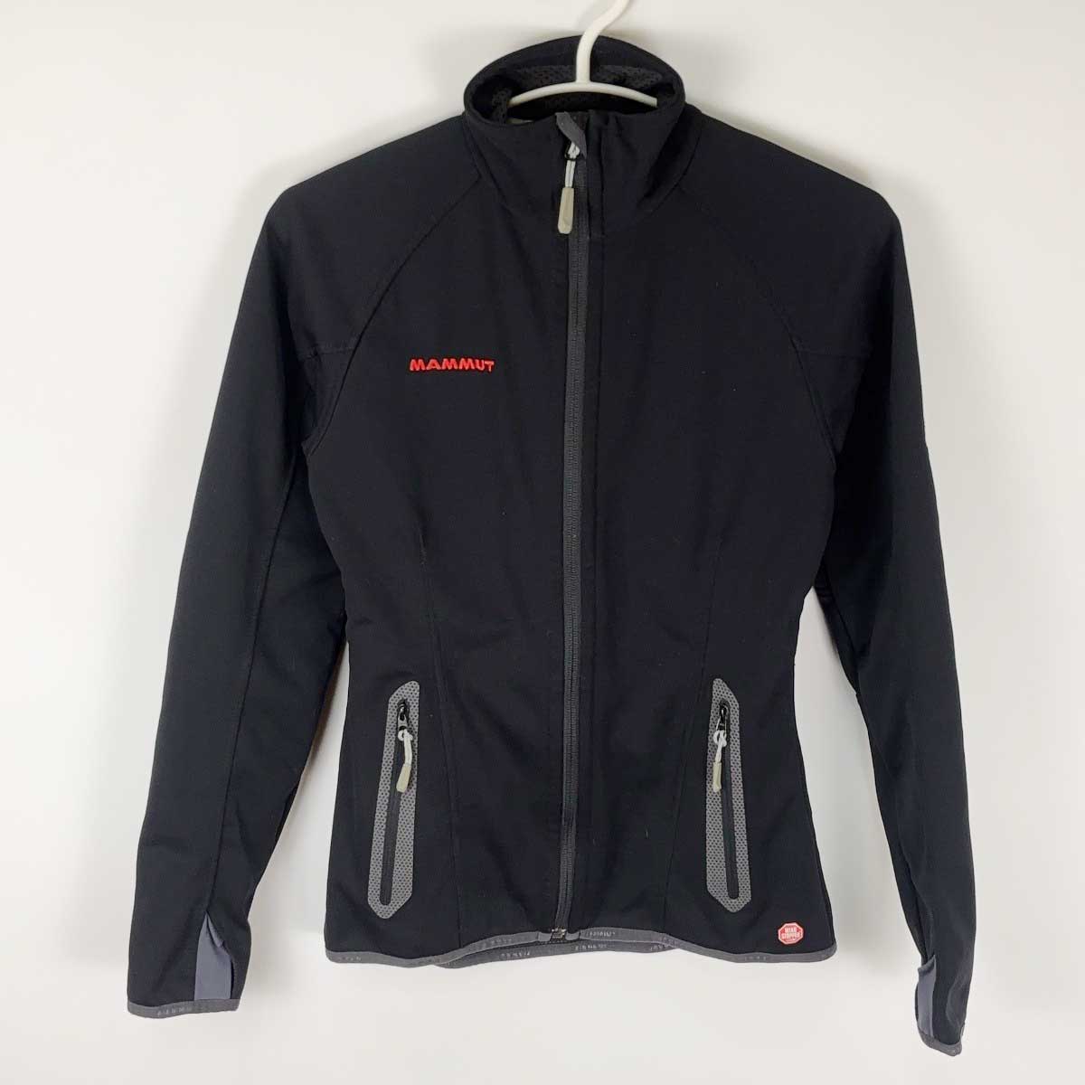【中古】マムート Womens Ultimate Pro Advanced Jacket アルティメット プロ ジャケット ソフトシェル S ブラック 1010-05961 レディース MAMMUT