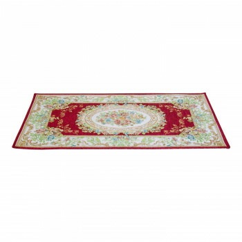 ゴブラン織シェニールマット レッド 約70x120cm HR90470RE