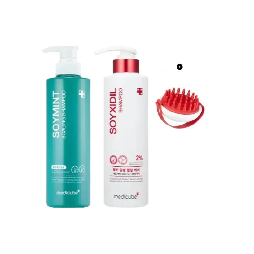 [NEW, 頭皮ブラシ贈呈] ソイシディルシャンプーセット(ソイミントスケーリングシャンプー+ソイシディルシャンプー)